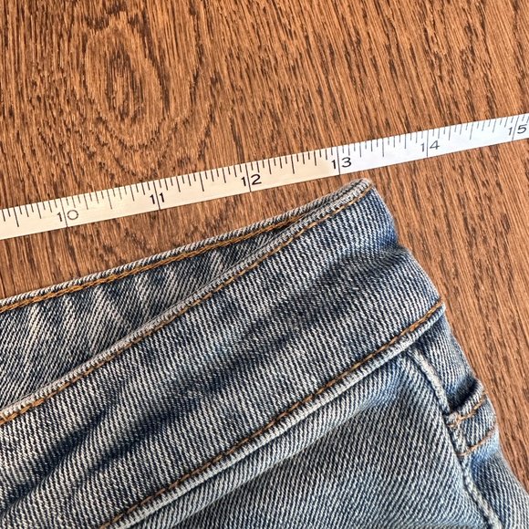 Acne Studios Cropped Raw HemJeans Jet Eighties Blue 27/24 - Picture 6 of 7